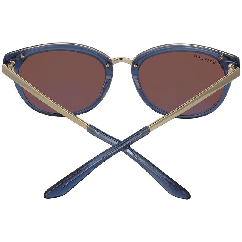 JODIE, Shiny Crystal Fed Blue Shiny Light Gold Metal-Mineral Polarized Drivers Cat 2 to 3, hi-res image number null